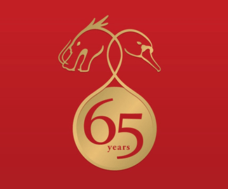 中国丹麦建交65周年LOGO