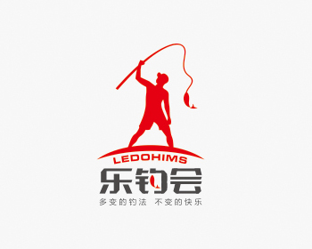 乐钓会钓具logo设计