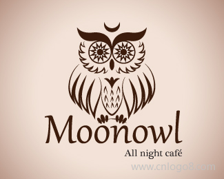 Moonowl猫头鹰LOGO
