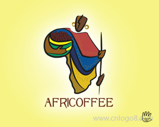 AfriCoffee logo设计
