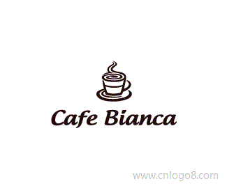 比安卡咖啡店LOGO标志