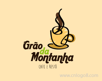 Grao da Montanha咖啡厅LOGO标志