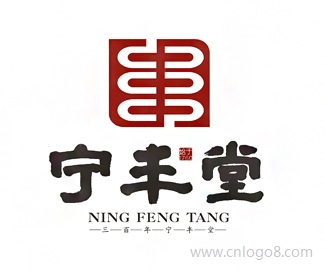 宁丰堂大药房logo标志设计