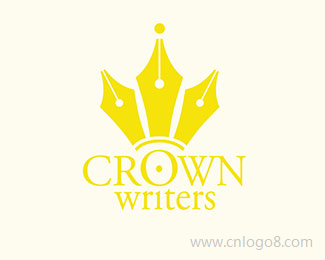 皇冠作家logo标志设计