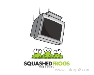 SquashedFrogs标志设计
