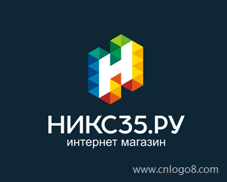Никс35网站logo标志设计