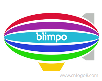 blimpo飞船logo标志设计