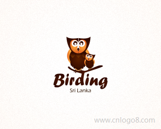斯里兰卡观鸟标志设计