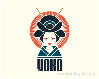 YOKO日本logo标志设计