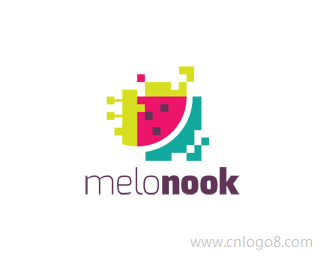 melonook标志设计