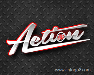 Action88博彩logo标志设计