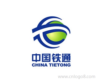 中国铁通logo标志设计