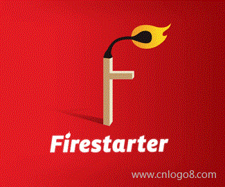 F火柴logo欣赏标志设计