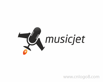 musicjet标志设计