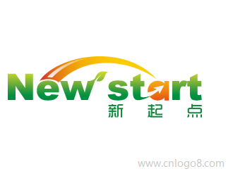 New start 新起点logo设计