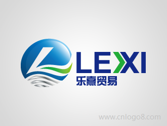 lexi 乐熹贸易logo设计