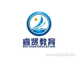 睿贤教育logo设计