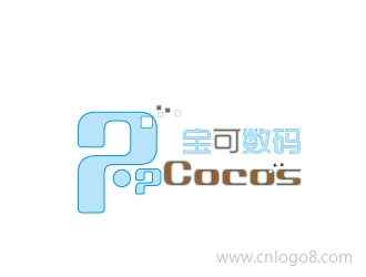 宝可数码PopCocos企业logo