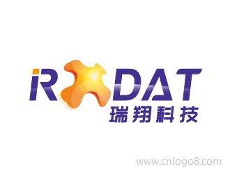 中文：瑞翔科技 英文：RXDATlogo设计