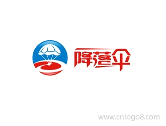 降落伞  或者  降落伞速递LOGO