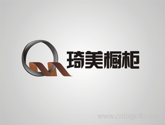 琦美的中文拼音“QM'做一个LOGO企业标志