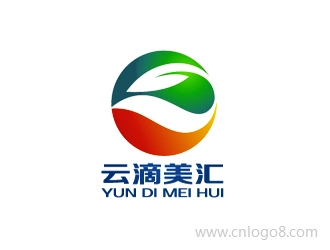 云滴美汇logo设计