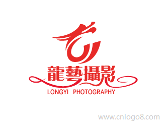 龙艺婚纱摄影企业logo