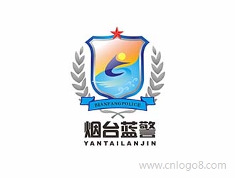 烟台蓝警logo设计