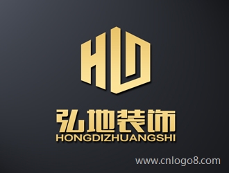 湖南弘地装饰工程LOGO