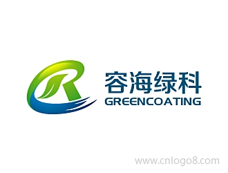 容海绿科logo设计