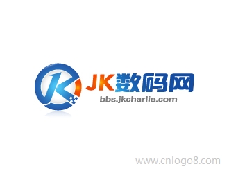 JK数码网logo设计