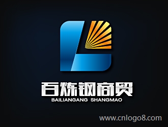 百炼钢商贸LOGO