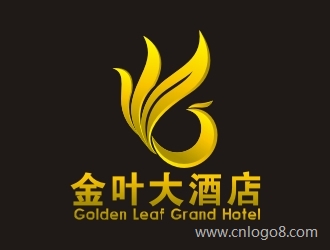 金叶大酒店logo设计