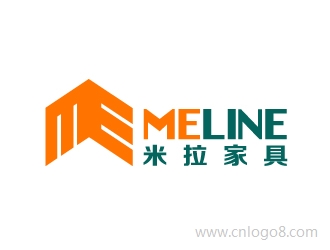 Meline 米拉标志设计