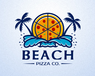 BEACH PIZZA标志