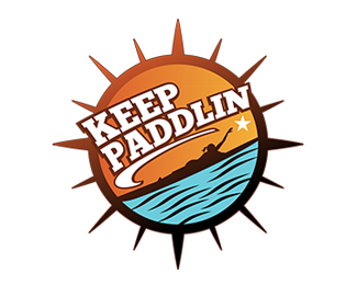 Keep Paddlin标志设计