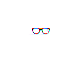 3D眼镜logo设计