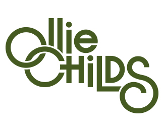 奥利童车字体logo标志