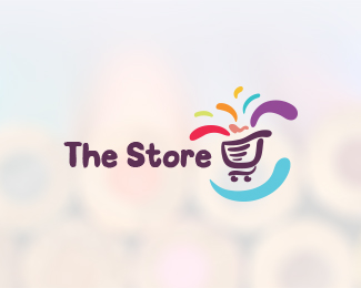 快乐购物logo标志