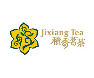 积香茗茶茶苑logo