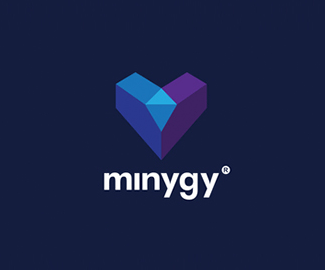 minygy 心形标志设计