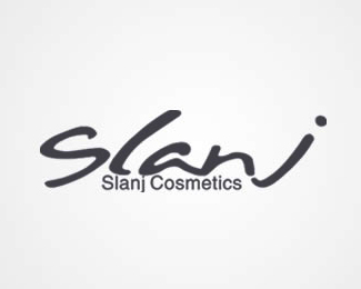 slanj化妆品logo设计