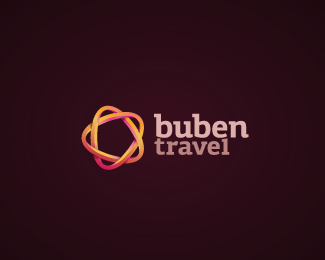 Buben 旅游社logo设计