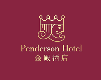 金殿酒店品牌形象logo