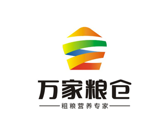 万家粮仓logo设计