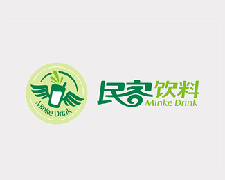 民客饮料logo