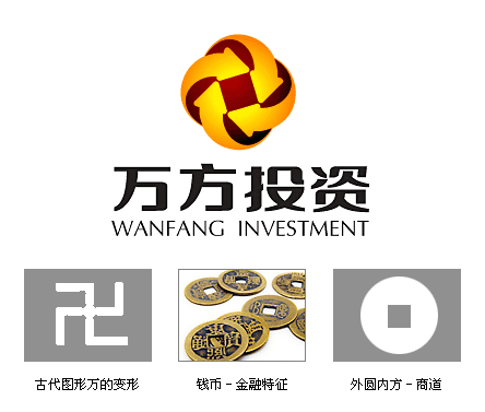 万方投资—标志logo设计