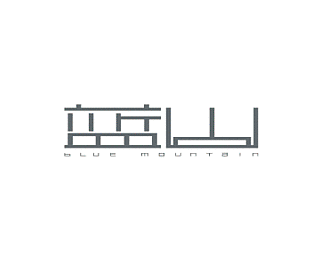 万科蓝山地产项目logo