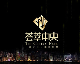 荟萃中央地产项目logo