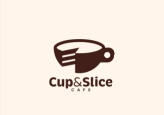 coffee甜品店商标logo